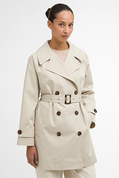 Barbour Adare Trench Showerproof Trençkot ST31 Mist/Dress Navy Tartan