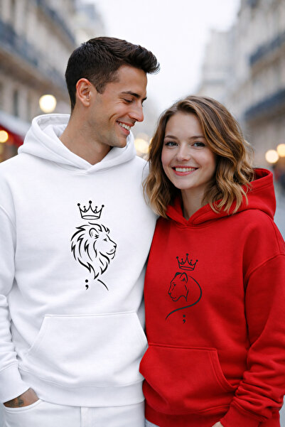 LORVEX February 14 Valentine's Day Sweatshirt Couple Combination (Valentine's...