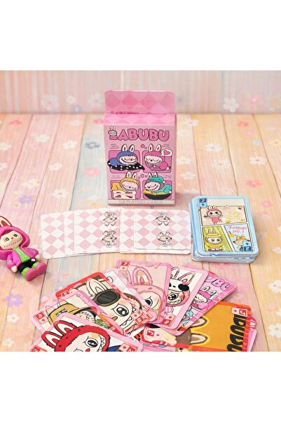 GIFT Labubu Temalı Oyun Kartı Seti – 54 Parça Koleksiyon Kart Destesi