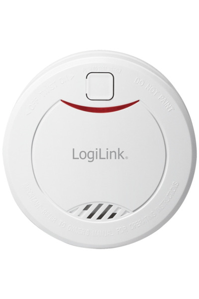 LogiLink Detector de fum SC0010, 85 dB, alb