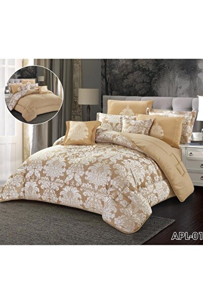 alzawia مفرش أبل 8 قطعه جاكار ملكي فخم وراقي