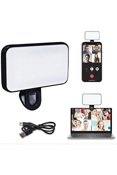 Mi7a Telefon ve Bilgisayar Uyumlu Şarjlı Selfie Işığı (3 Farklı Renk Modu)