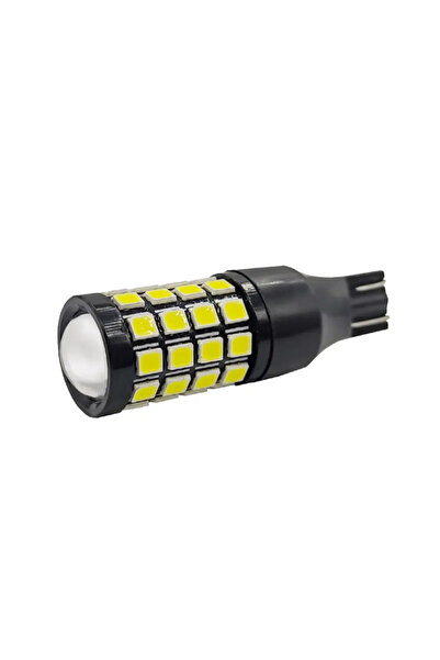 Aftermarket LED auto Canbus model T15 W16W 44SMD alb cu lentilă