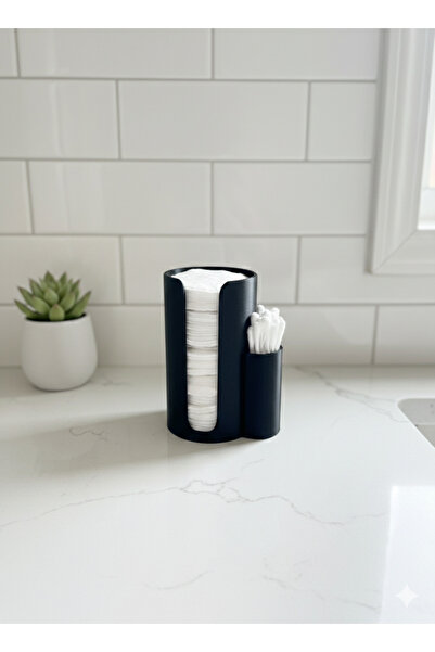 Bulutlife Makyaj Pamuğu ve Kulak Temizleme Çöpü Standı Organizeri