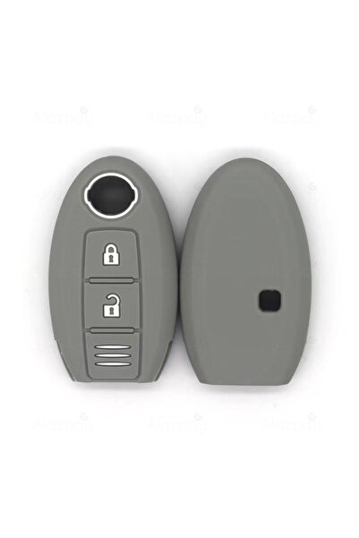 Alazpay غطاء مفتاح سيليكون لسيارات نيسان جوك، قاشقاي، إكس-تريل، ميكرا، بولسار...