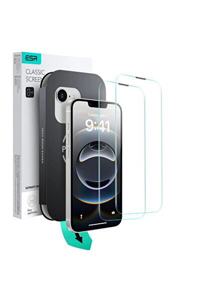 ESR Protector de ecran pentru iPhone 16e (set de 2) - Tavă UltraFit din sticl...