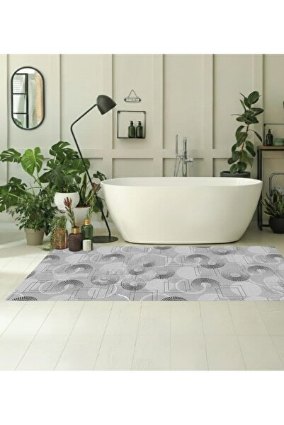 Blue Home حصيرة حمام مضادة للانزلاق صحية من مادة PVC.