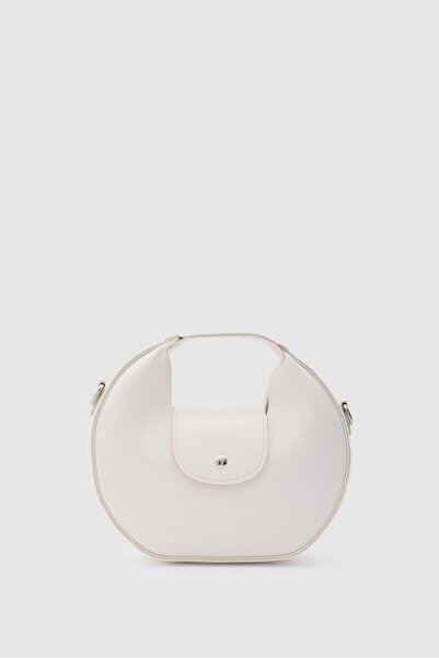 Shule Bags حقيبة يد وحقيبة كروس من رايا كابلايد باللون الكريمي