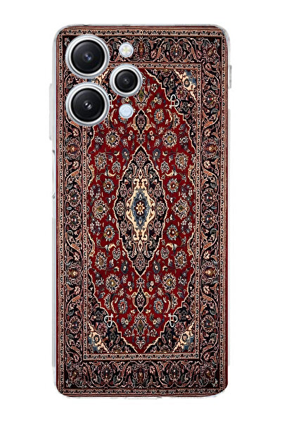 moonset Redmi 12 Uyumlu Baskılı Yumuşak Silikon Şeffaf Telefon Kılıfı