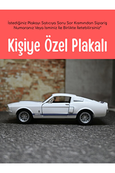 bebeym 1967 Shelby GT-500 Beyaz 1:36