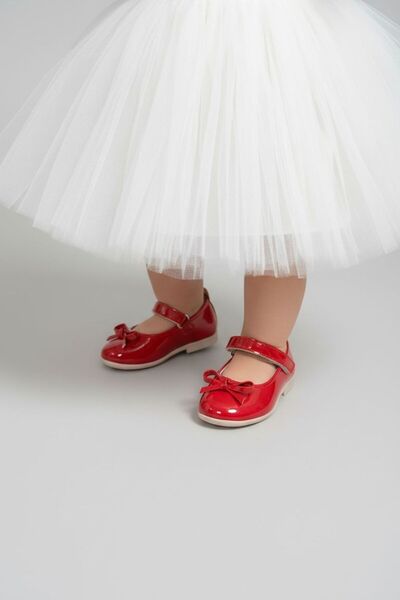 Görkem bebe ayakkabı ve tekstil Balerini din piele lacuita pentru fete cu tal...