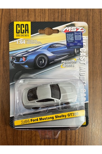 CCA 1/64 FORD MUSTANG SHELBY GT350 GRI - Diecast Metal Oyuncak Araba