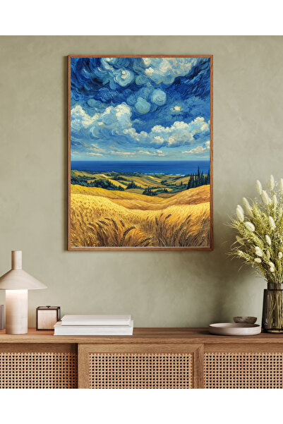 woodhomeworks Tek Parça Salon Ofis Dekor Tablo matisse serisi vrynt