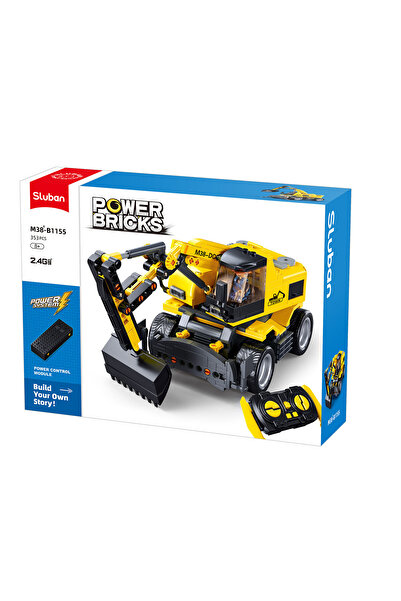 Sluban باور بريكس - حفارة بعجلات E7 رباعية الدفع (353 قطعة)