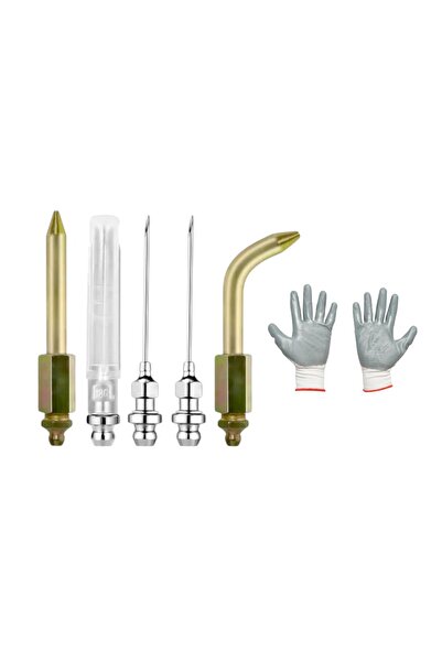 OEM Set of 3 grease nipples, spherical joint, with 1 bent nozzle and 1 straig...