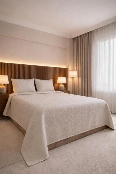 Çeyiz Diyarı Elva 3 Piece Double Bedspread 235X245 cm