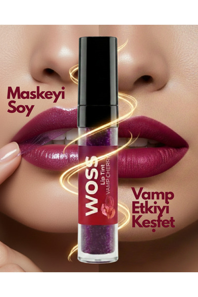 Woss Vamp Cherry Renk Değiştiren Lip Tint