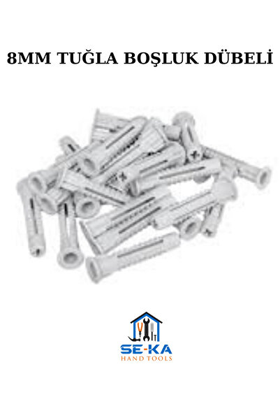 SEKA HAND TOOLS 8MM TUĞLA BOŞLUK DÜBELİ 100 adet