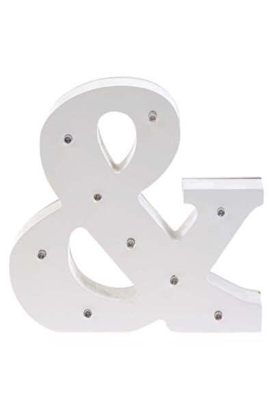 NO BRAND Wooden Light Decor Symbol Q for Kids