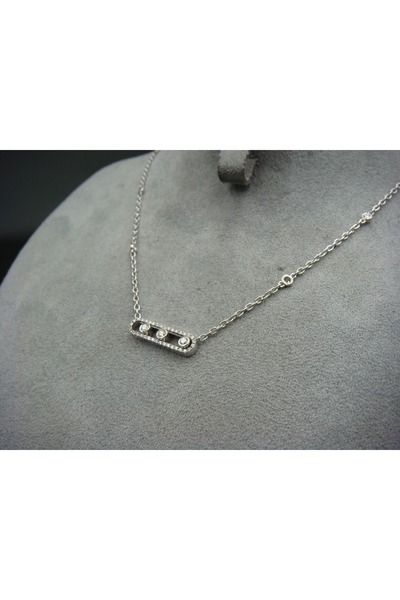 Çarşı Messika gümüş kolye
