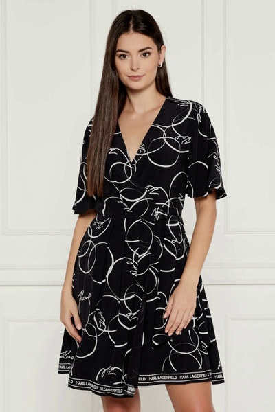 Karl Lagerfeld Flared mini dress 245W1304