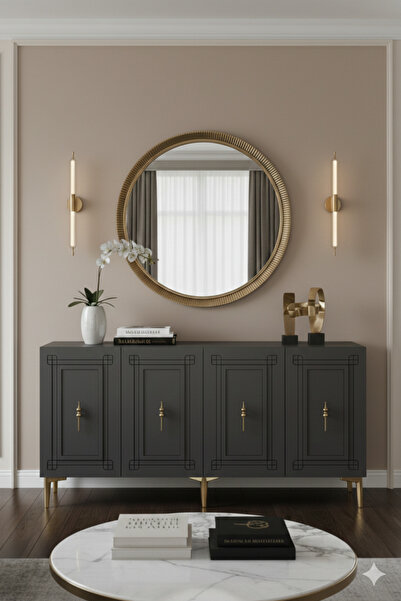 CENEYRA KA1528AG OTTO150 KONSOL, KAHVE KÖŞESİ, TV SEHPASI VE DOLAP ANTRASİT-G...