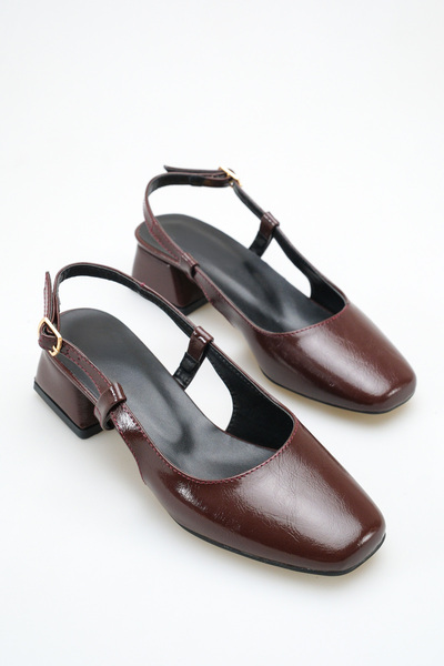 ich1one Genova Women's Yanki Heeled Ballerina Shoes – 5 cm Heel, Casual and O...