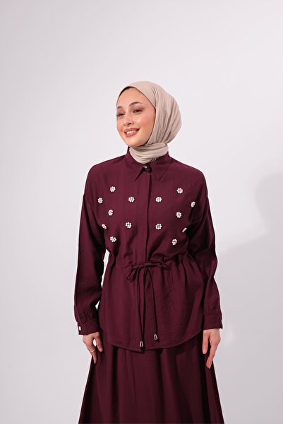 VOICTEC Premium Quality Strawberry Fabric Skirt Blouse Set