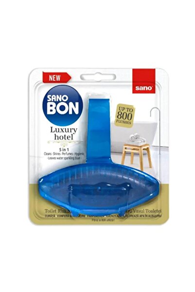 Sano Toilet air freshener with hanger, Bon Blue Fresh Scent 5 in 1, 55GR