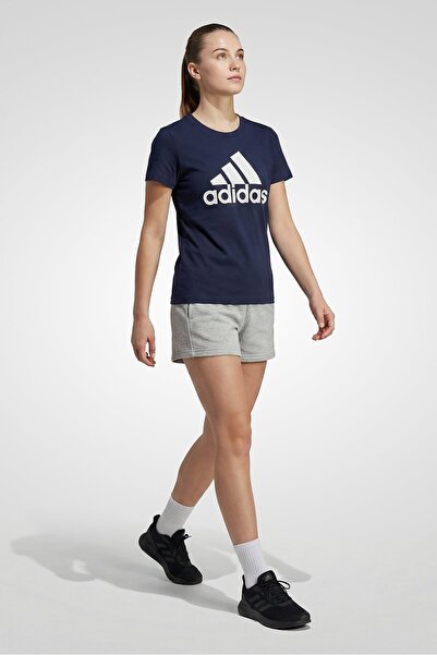adidas Women Sportswear Fit Short Sleeve Training T-Shirt, Navy