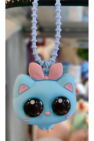 ada çanta kırtasiye Character Figure Silicone Peeping Eye Keychain (7-9cm) Ad...