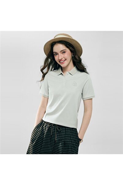 Giordano Women's Cotton Pique Slim Fit Solid Polo