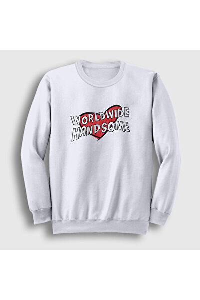 Presmono Unisex White Worldwide Handsome Handsome Gift Jin Bts Sweatshirt 600...