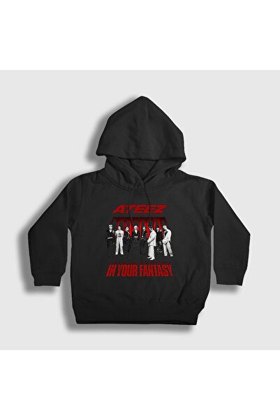 Presmono Unisex Kids Black in Your Fantasy K-Pop Ateez Hooded Sweatshirt 5975...