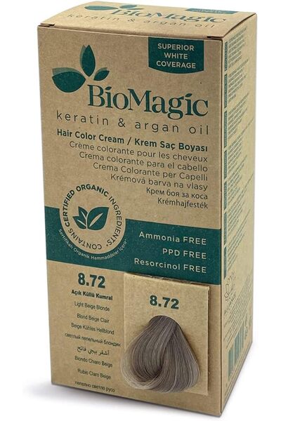BIOMAGIC لون الشعر C K 8/72 أشقر بيج فاتح: 125741
