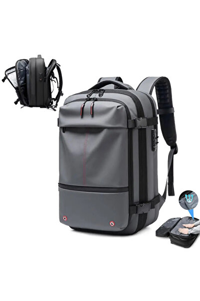 NEXTLY Rucsac extensibil cu vid, Premium, Gri