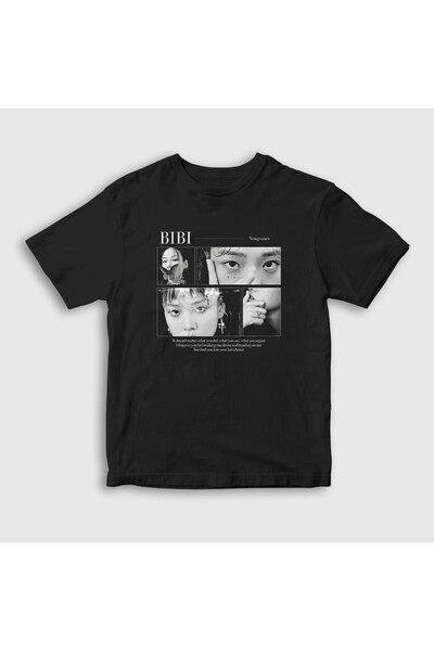 Presmono Unisex Kids Black Vengeance Bibi T-Shirt 599917Tt