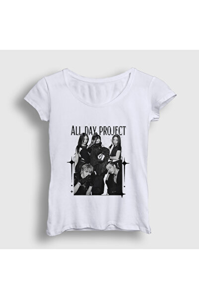Presmono Tricou alb pentru femei K-Pop AllDay Project 596129tt