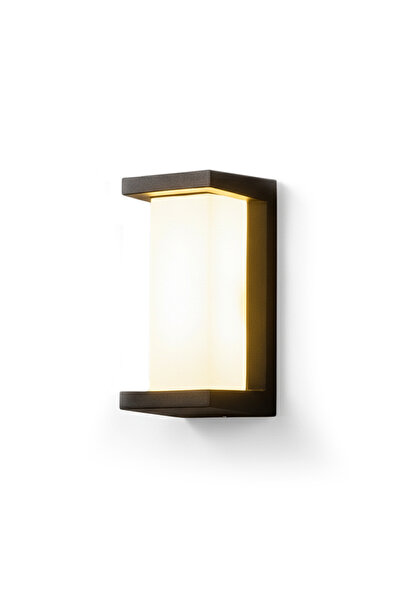 NEXTLY Aplică de perete, LED, lumină caldă, interior/exterior, 20W, neagră