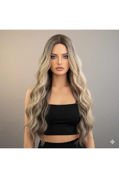 REMY HAİR Kahverengi Platin Işıltılı VİP PERUK