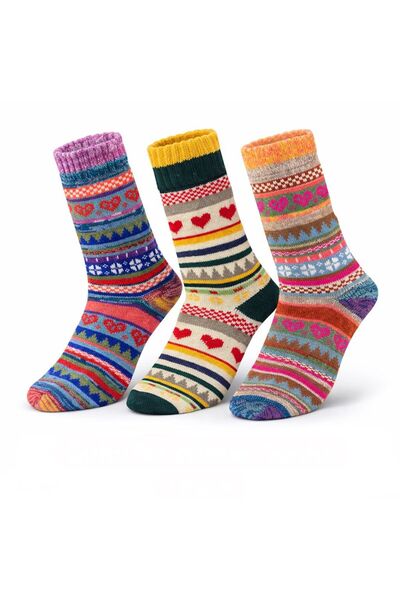 H&N 3-Piece Winter Thick Unisex Sock Set