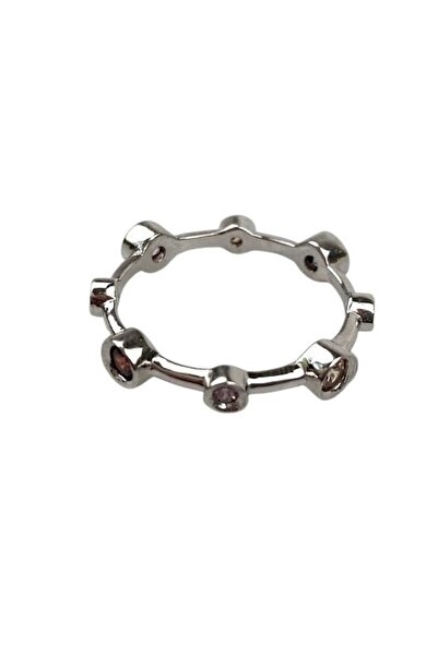 OEM Ornamental ring Pure 925 silver, Circular with Stone-Embellished in vario...