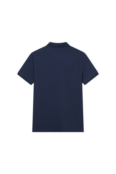 Giordano Men's Slim Fit 3D Lion Embroidery Lycra Pique Polo