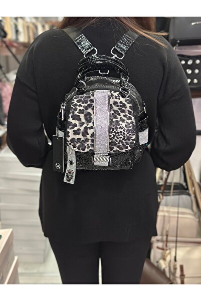 LOTUS AYAKKABI & ÇANTA İthal Rugan Detaylı Mini Sırt Çantası