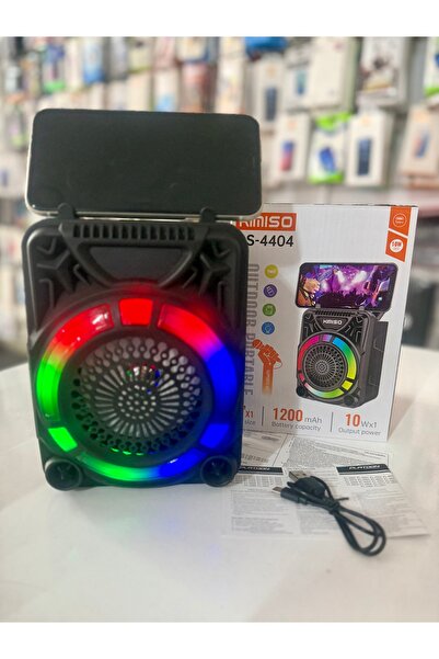 TTK teknoloji Kımıso QS-4404 RGB 4" Bluetooth Müzik Kutusu Hoparlör