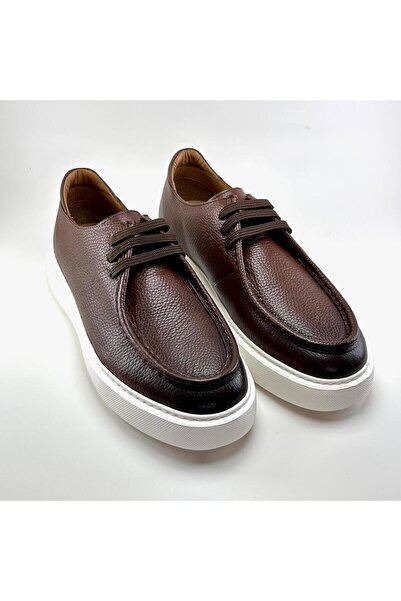 FOOTCAP Premium Kalite Hakiki Deri Erkek Günlük Rahat Ayakkabı