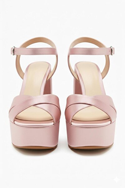 MAJESTE Yüksek platformulu abiye kadın ayakkabı