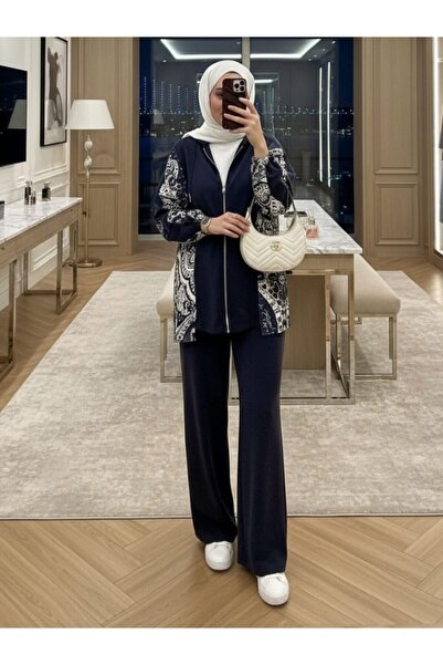 Oxygen Scarfs Premium Aspera 0Ysho Fabric Women's Hijab Two-Piece Set Tk100250