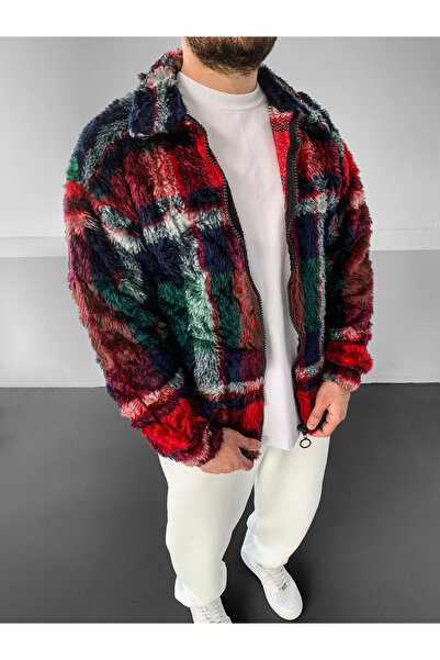 NO1 KONSEPT Thick Weighted Premium Colored Sherpa Plush Jacket