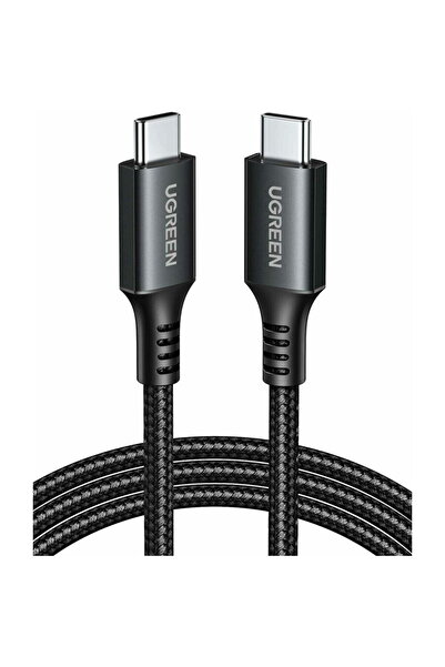 Ugreen USB-C to USB-C Cable, 60W, PowerDelivery Fast Charging, 2m, Black/Grey